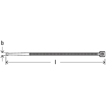 Fischer (100 Stk) Kabelbinder UBN 4,8x350 schwarz
