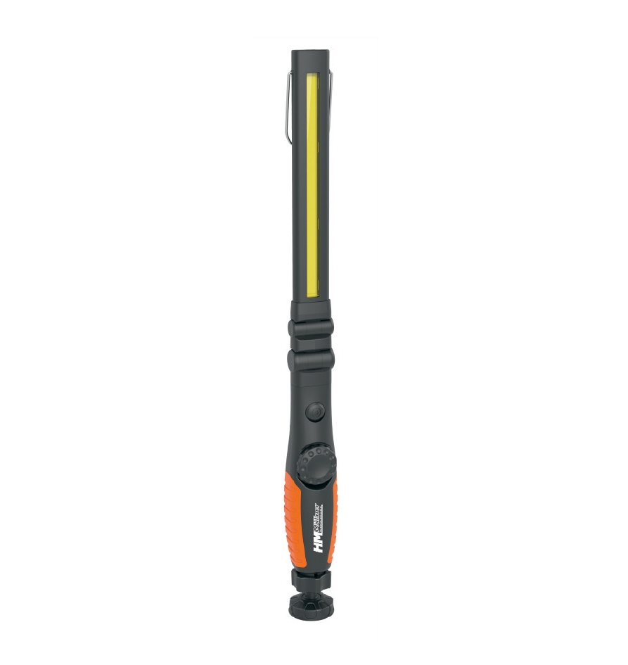 HM Müllner LED Akku-Stableuchte COB 5+3 Watt , 30-400lm dimmbar +knickbar
