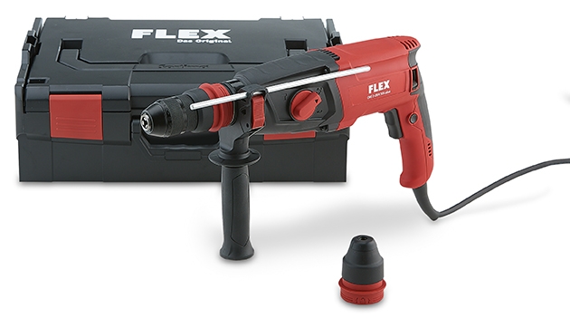 FLEX Kombi-Bohrhammer CHE 2-28 R SDS-plus 230V in L-Boxx inkl. Wechselbohrfutter FLEX Kombi-Bohrhammer CHE 2-28 R SDS-plus 230V in L-Boxx inkl. Wechselbohrfutter
