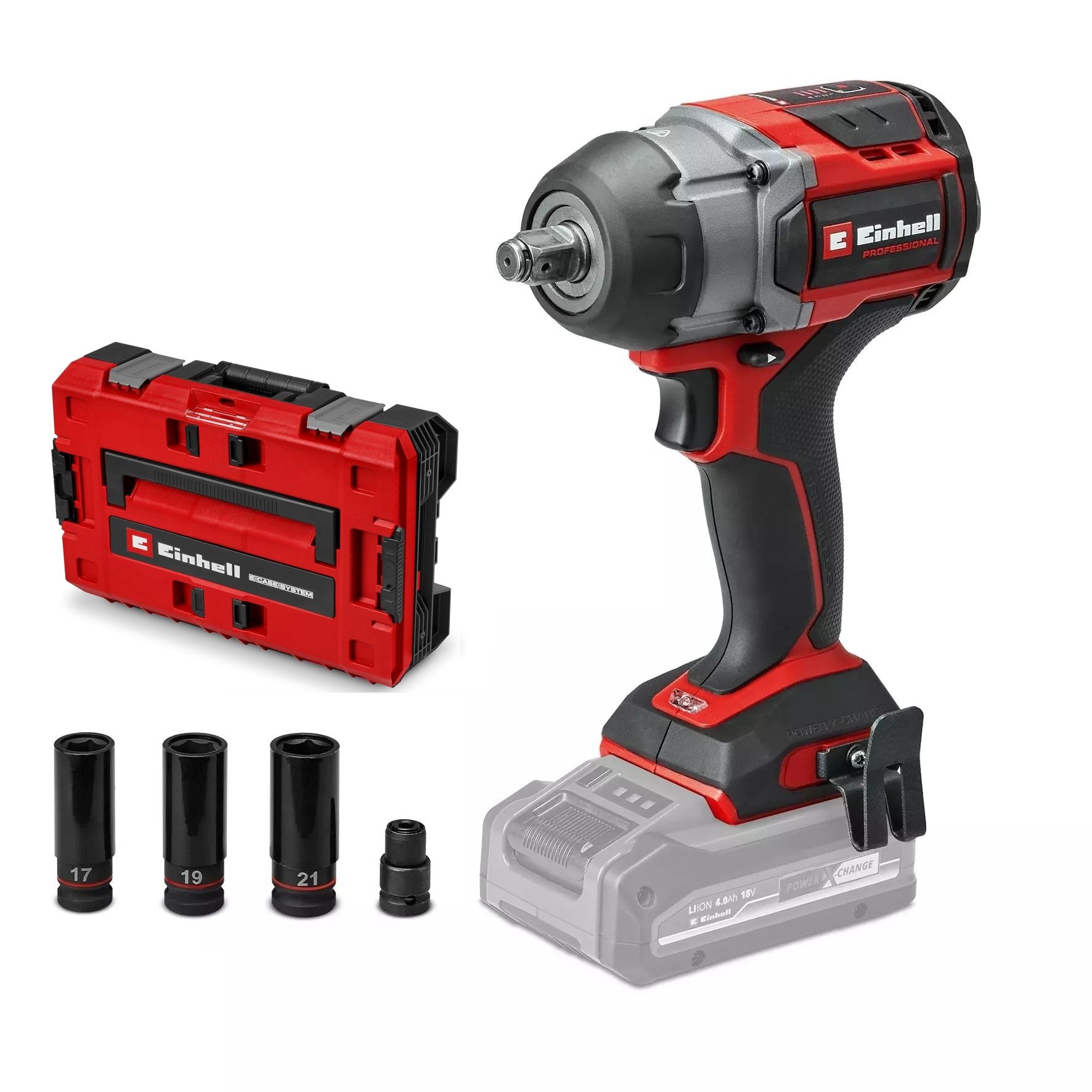 Einhell Professional Akku-Schlagschrauber TP-CW 18/750-C Li BL-Set (E-Case S-F)