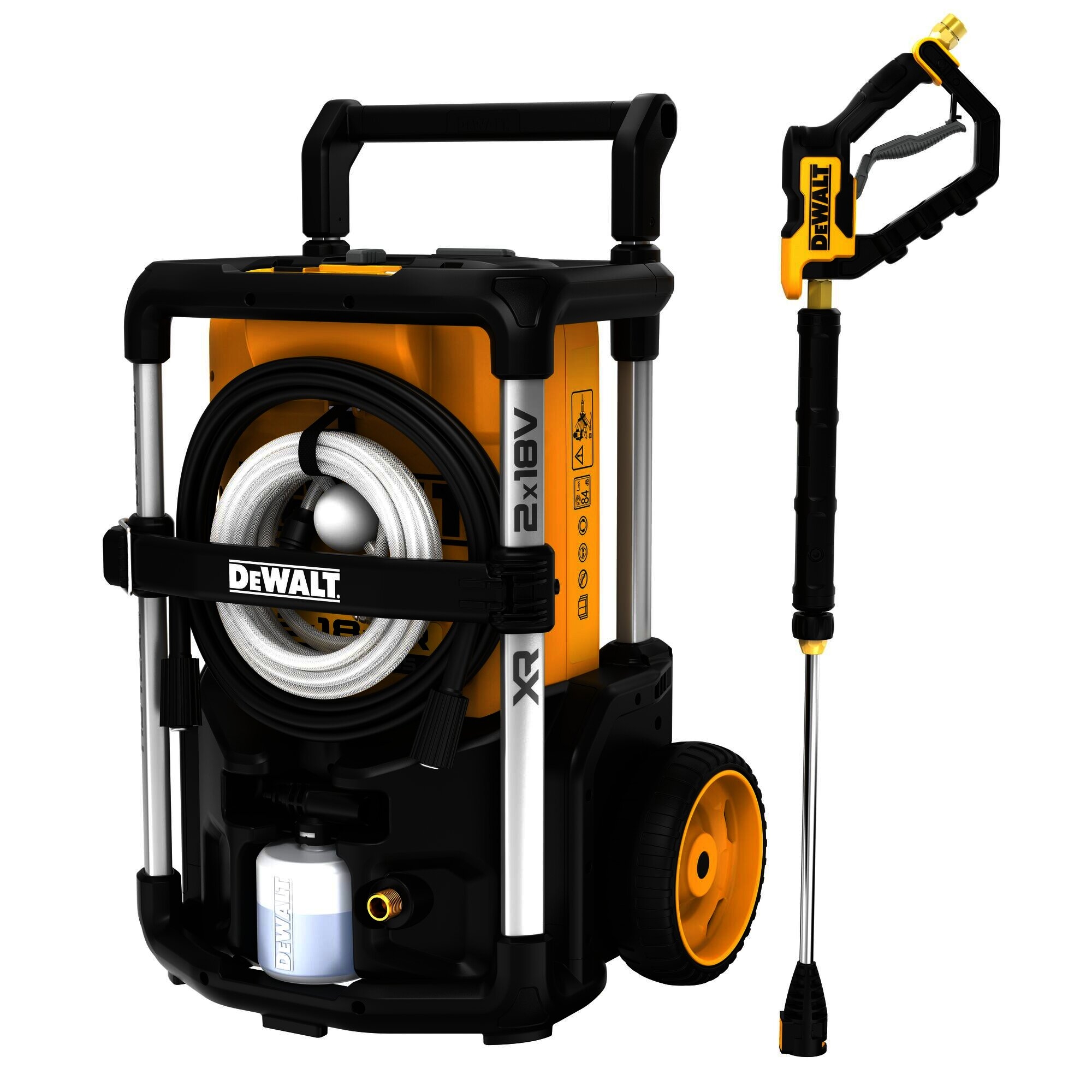 DeWalt DCMPW1600N-XJ Akku-Hochdruckreiniger 2x18V Basisversion ohne Akku /Karton