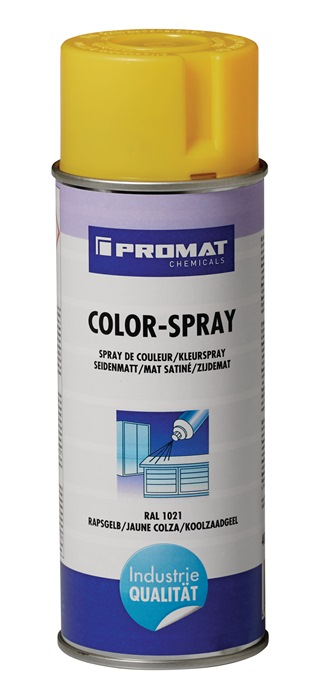 Colorspray rapsgelb seidenmatt RAL1021 400ml Spraydose PROMAT CHEMICALS