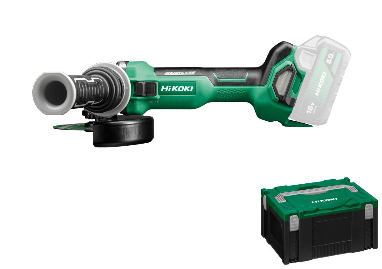 HIKOKI G1813DA (Basic/HSC III) 18V Akku-Winkelschleifer (125mm Brushless) HIKOKI G1813DA (Basic/HSC III) 18V Akku-Winkelschleifer (125mm Brushless)