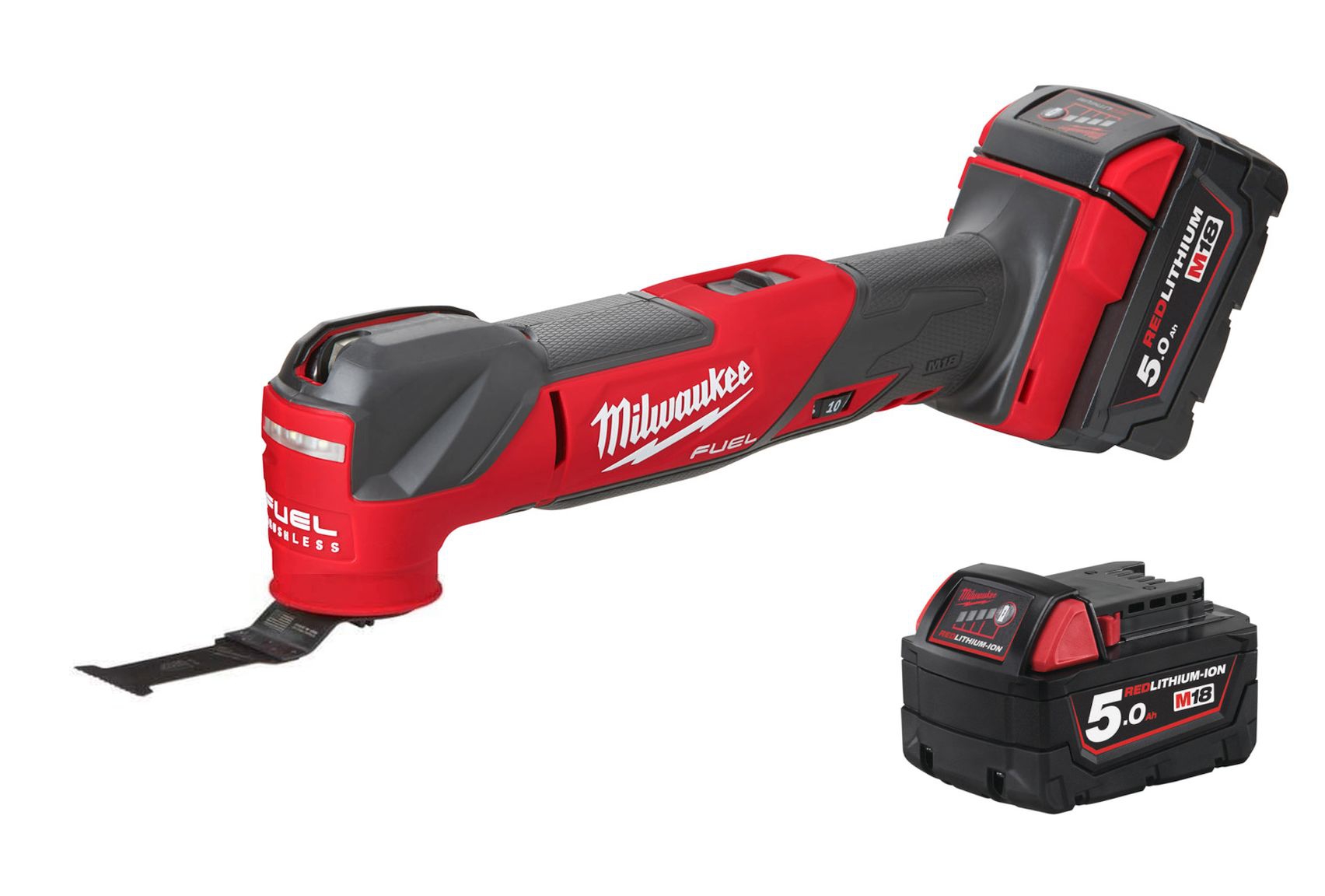Milwaukee M18FMT-502X FUEL™ Akku-Multitool 2x Akku 18V 5,0Ah