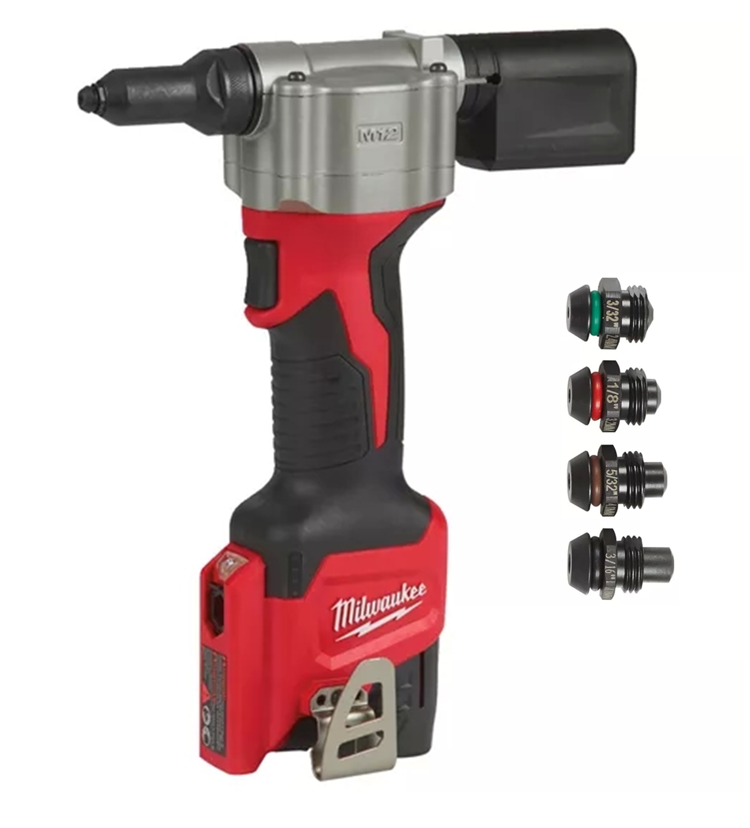 Milwaukee M12BPRT-201X Akku-Blindnietgerät inkl. 1xAkku 12V 2Ah +HD-Box Milwaukee M12BPRT-201X Akku-Blindnietgerät inkl. 1xAkku 12V 2Ah +HD-Box