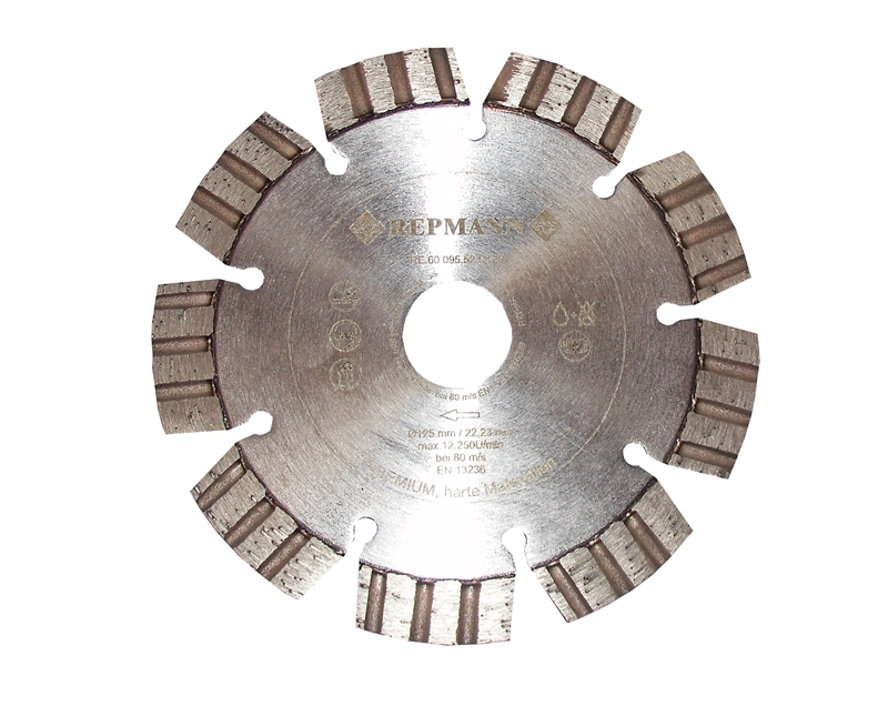 Diamantscheibe 125 x 22,2mm PREMIUM harte Materialien#z EAN 0768813138654