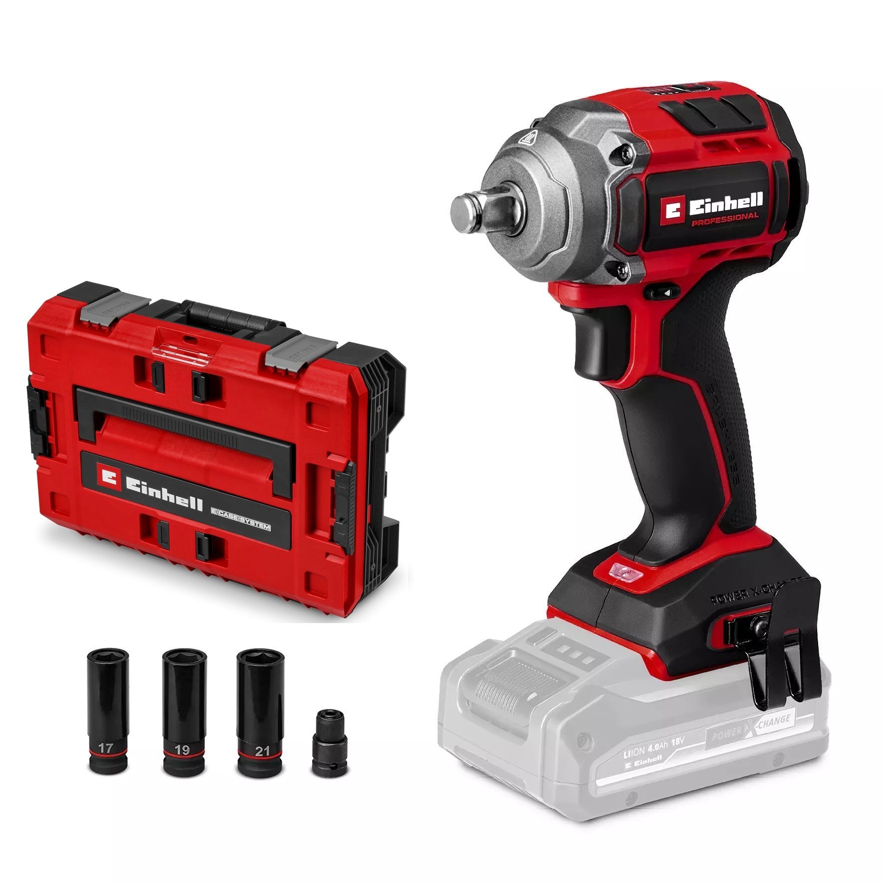 Einhell Professional Akku-Schlagschrauber TP-CW 18/350-C Li BL-Set (E-Case S-F)