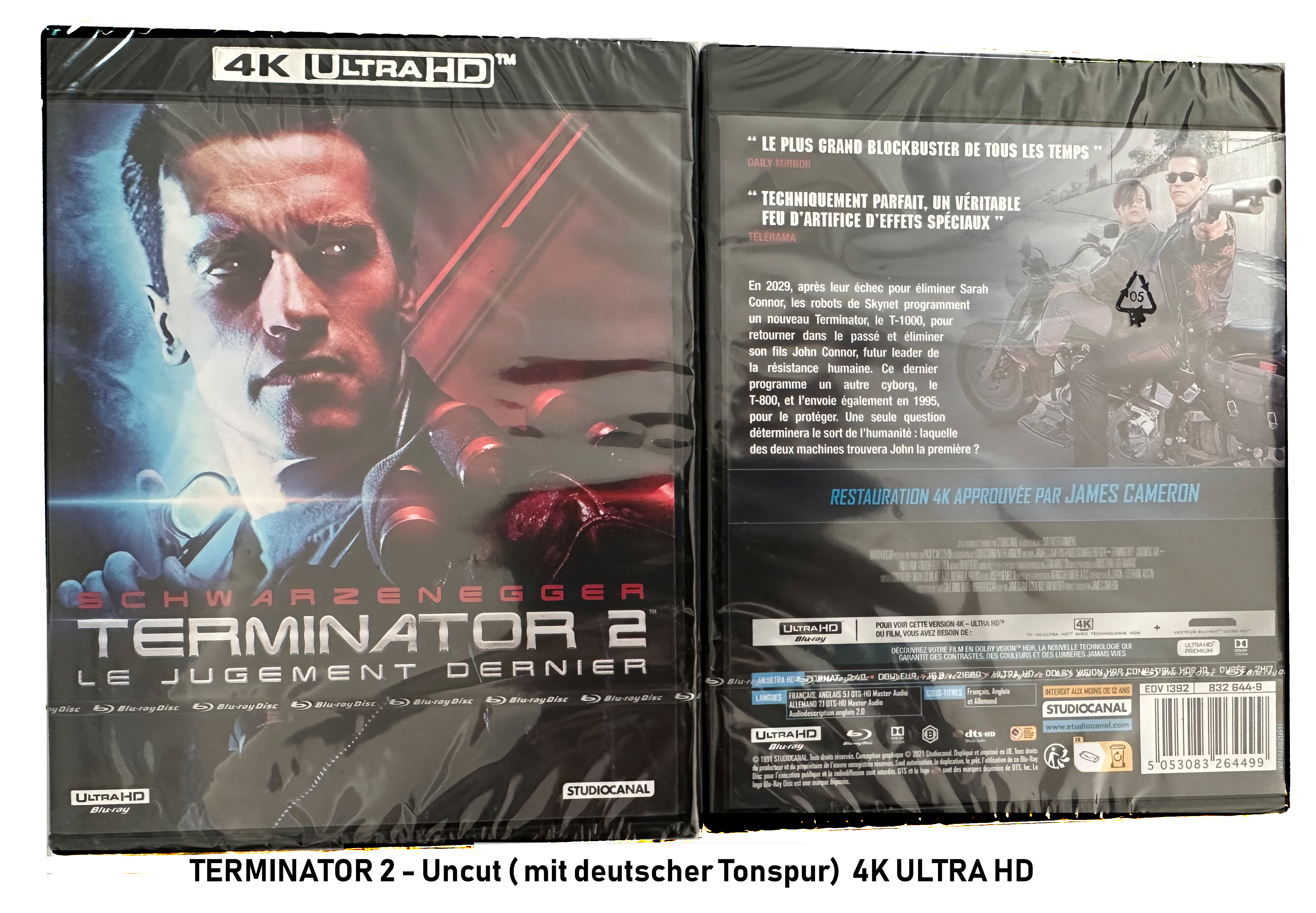 Terminator 2  (4K Ultra HD) deutscher Ton (Arnold Schwarzenegger)