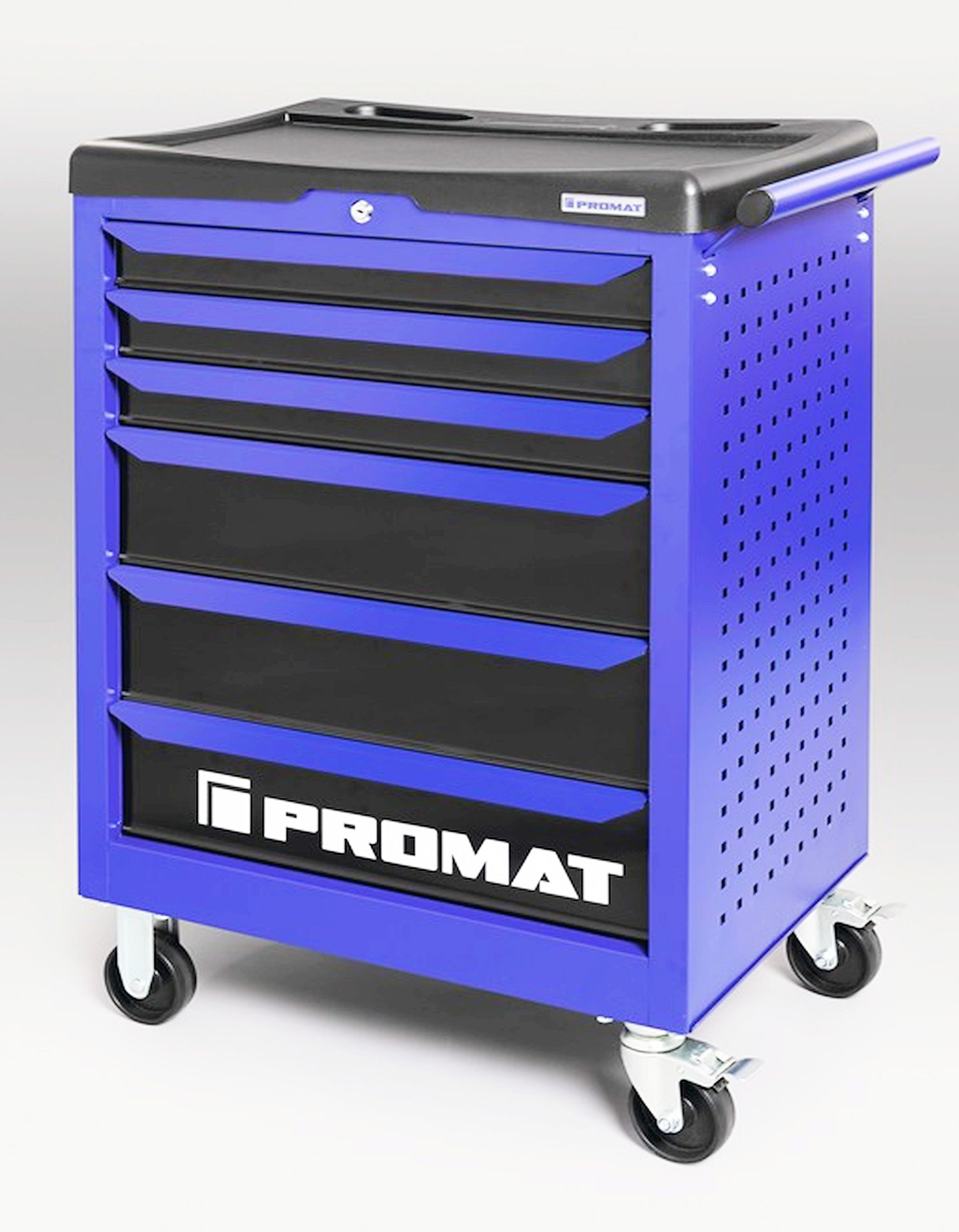 PROMAT Werkzeugwagen TREND B755xT465xH1030mm 300 kg 6 Schubladen unbestückt