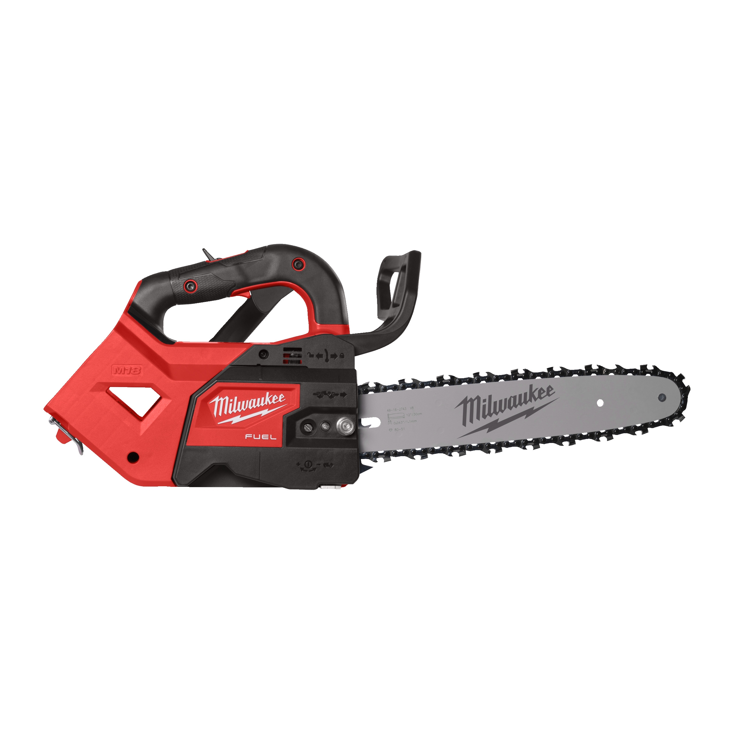 Milwaukee M18FTHCHS30-0  FUEL™ Akku-Top-Handle-Kettensäge