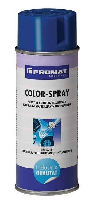 Colorspray enzianblau hochglänzend RAL5010 400ml Spraydose PROMAT CHEMICALS Colorspray enzianblau hochglänzend RAL5010 400ml Spraydose PROMAT CHEMICALS