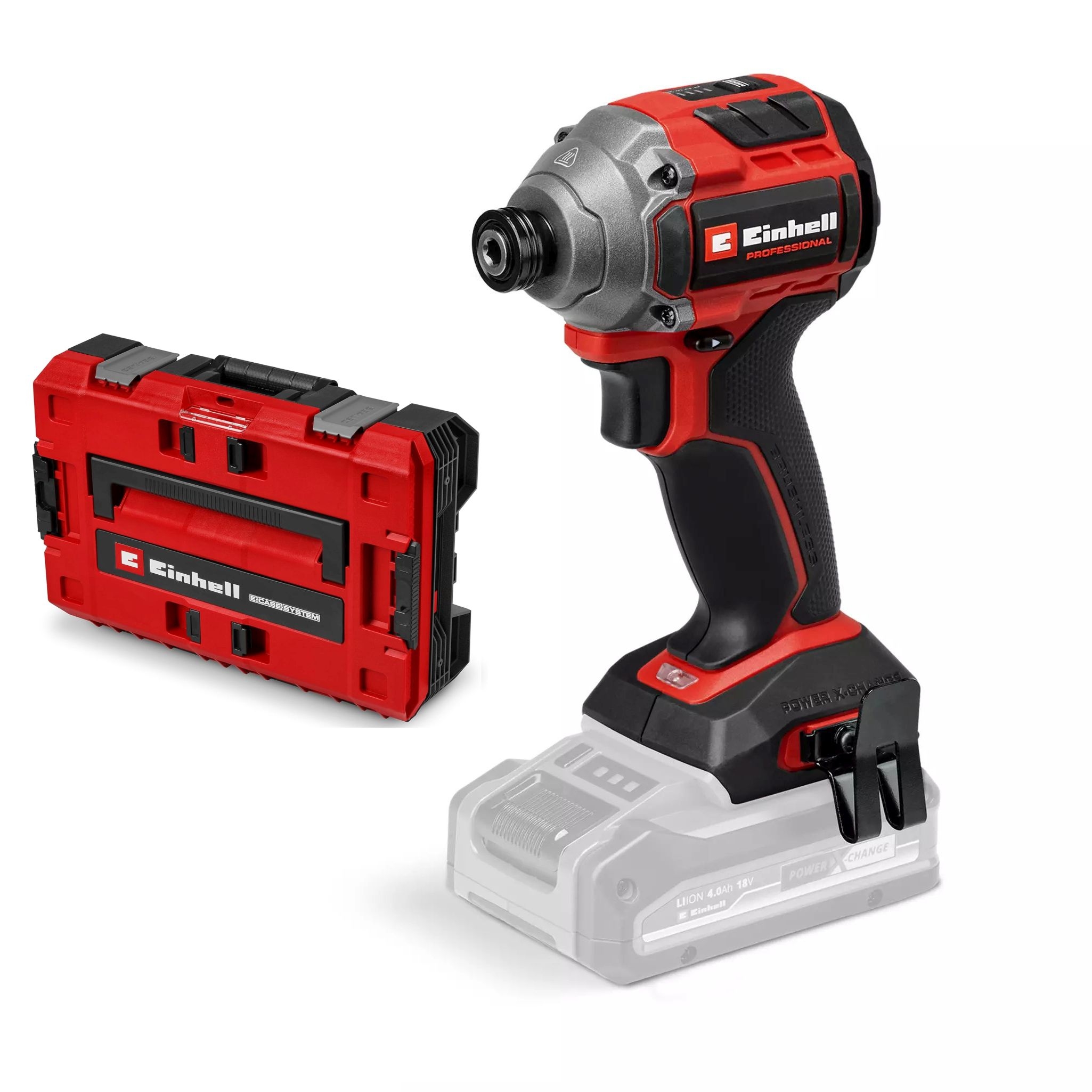 Einhell Professional Akku-Schlagschrauber TP-CI 18/250-C Li BL-Set 1/4"(E-Case)
