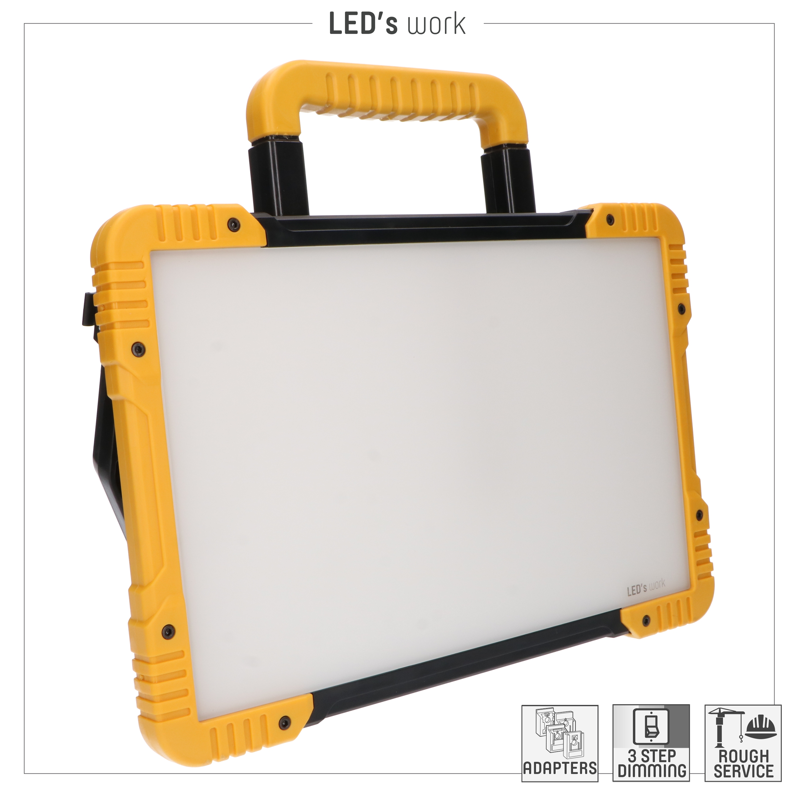 SHADA LED`s work Akku-Baustrahler/Arbeitsleuchte 40W 5500lm 5000K IP54 SHADA LED`s work Akku-Baustrahler/Arbeitsleuchte 40W 5500lm 5000K IP54