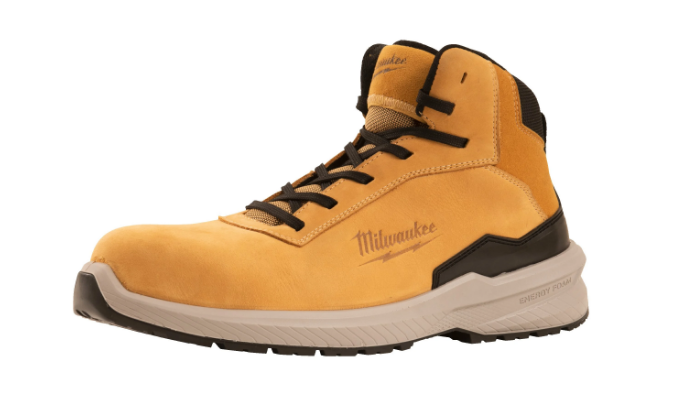 Milwaukee FLEXTRED S3S Stiefel Leder BRAUN Gr.41
