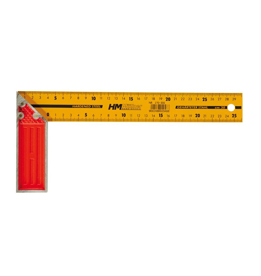 Schreinerwinkel 200 mm gelb lackiert *HM Müllner*