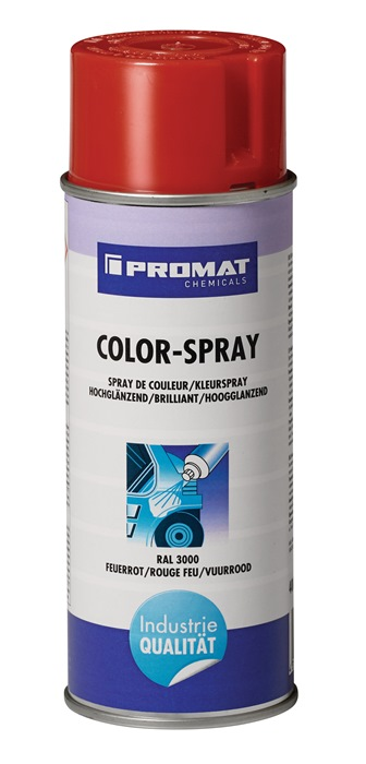 Colorspray feuerrot hochglänzend RAL3000 400ml Spraydose PROMAT CHEMICALS