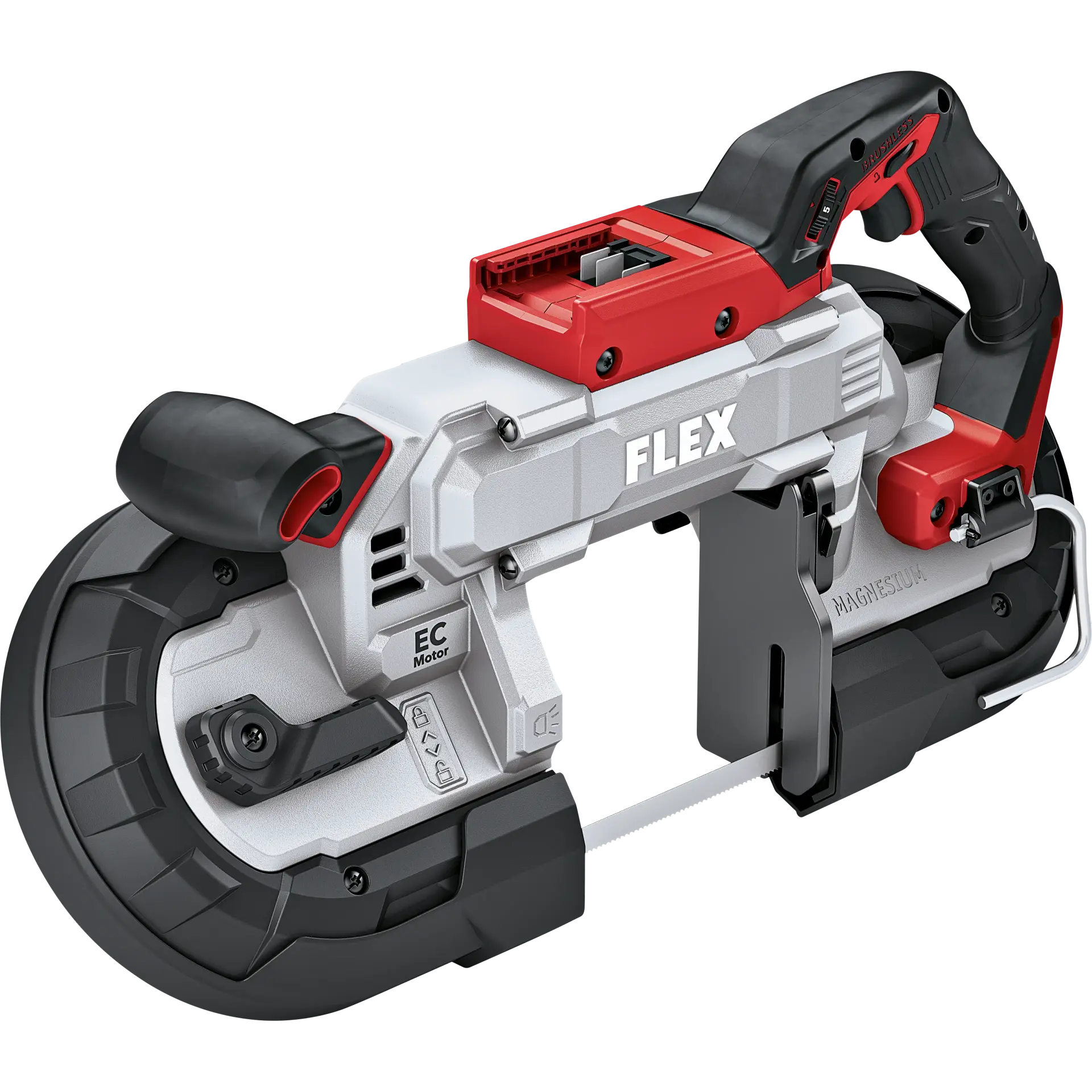 FLEX SBE 127 18-EC Akku Bandsäge im Koffer ohne Akkus