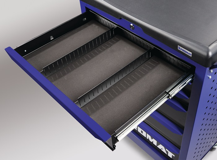 PROMAT Werkzeugwagen TREND B755xT465xH1030mm 300 kg 6 Schubladen unbestückt