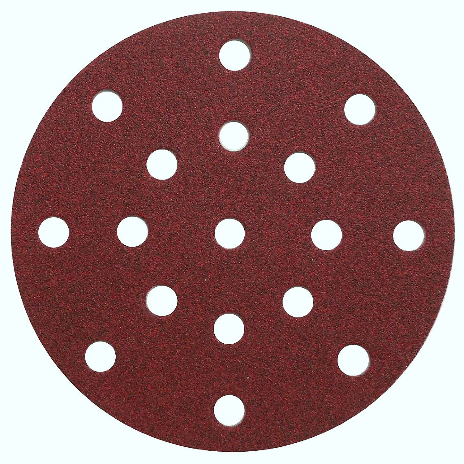 50 Stk Klett-Schleifscheibe 150mm ROT 17-Loch P240