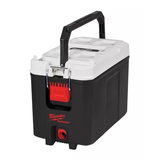 Milwaukee PACKOUT Kühlbox hält bis 30h kühl // IP65 // 15L Volumen Milwaukee PACKOUT Kühlbox hält bis 30h kühl // IP65 // 15L Volumen