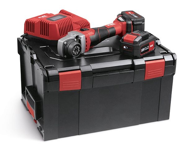 FLEX Akku-Basismotor BME 18.0-EC/5.0 Set in L-Boxx 2xAkku 18V 5Ah TRINOXFLEX