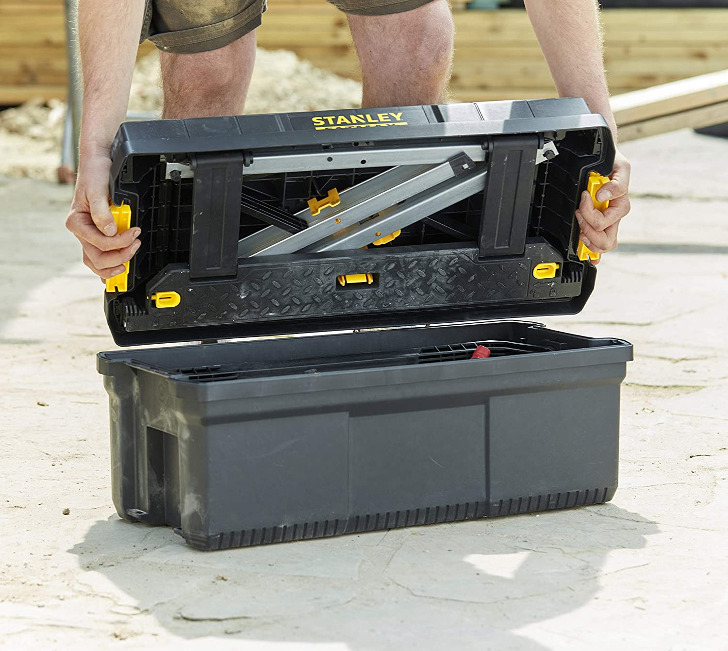 Stanley Werkzeugbox / Werkzeugtrage FATMAX mit 45cm-Tritt, FMST81083-1
