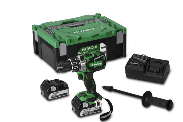 Hitachi 18V Akkubohrschrauber 2x5.0Ah, max 136Nm DS18DBL2L(5.0L) brushless
