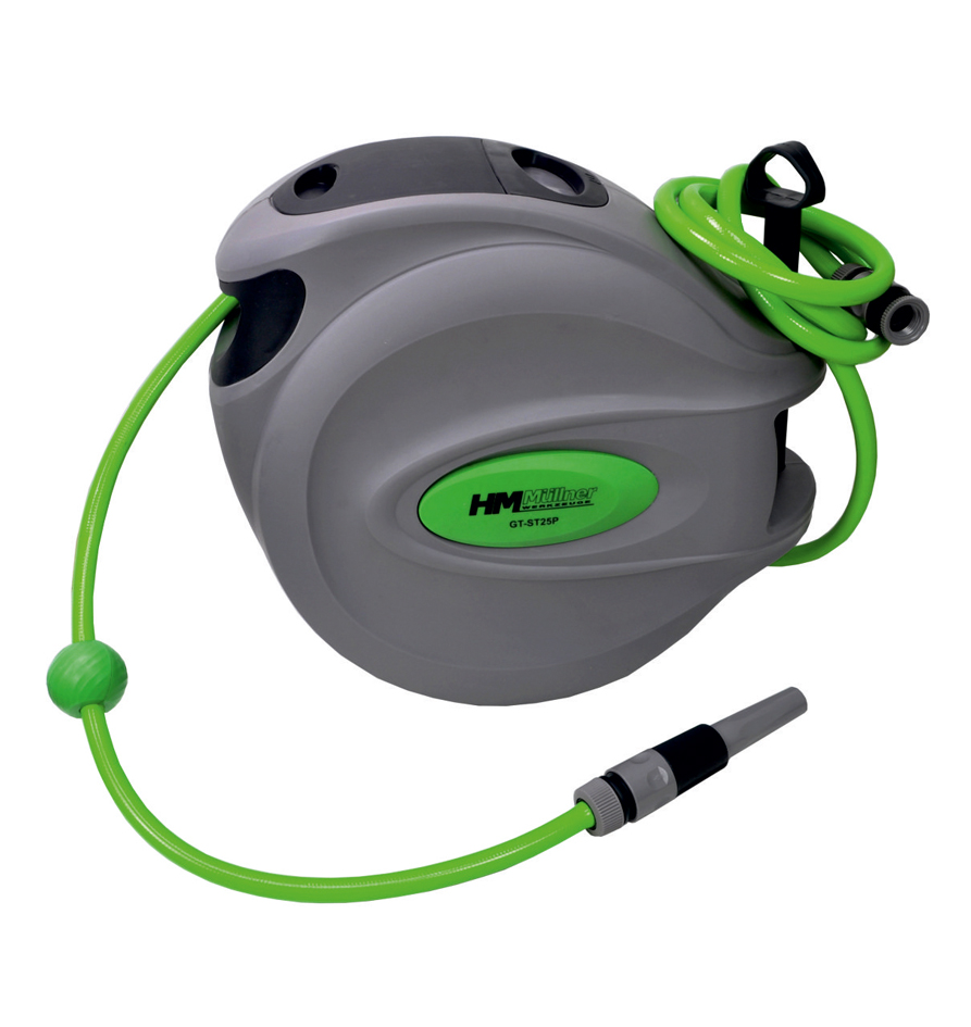 Garten-Schlauchtrommel 25m inkl. Spritzgarnitur Garten-Schlauchtrommel 25m inkl. Spritzgarnitur