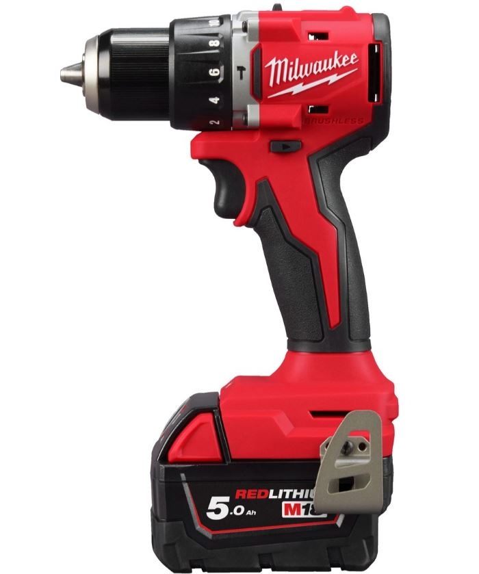 Milwaukee M18BLPDRC-502C Akku-Schlagbohrschrauber 18V (2x Akku 5,0Ah) im Koffer