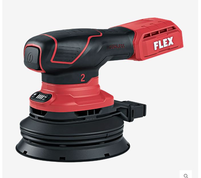 FLEX 18V Akku-Exzenterschleifer ORE 2-125 18-EC Solo/Karton (Brushless) 125mm