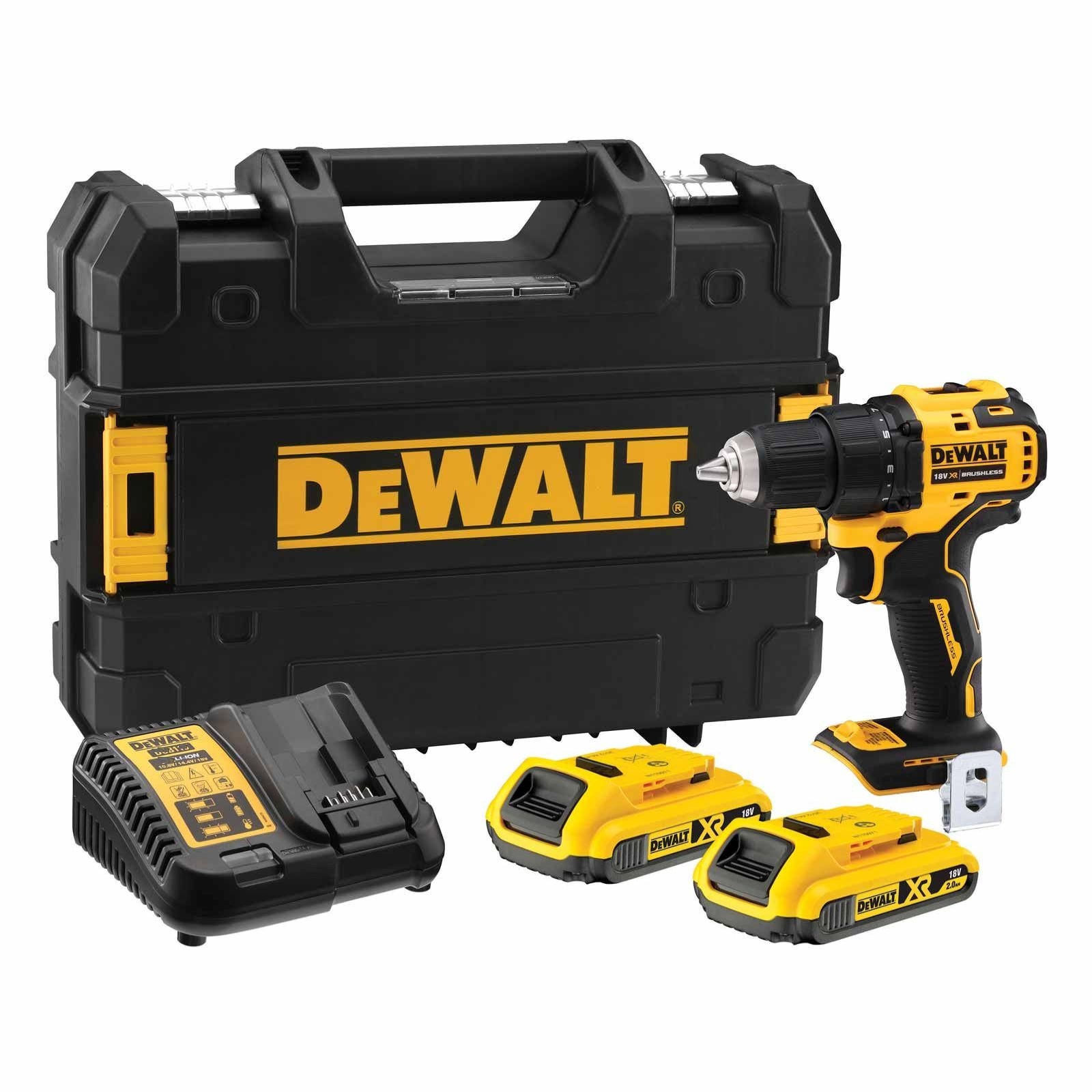 DeWalt DCD708D2T Akku-Bohrschrauber mit 2Akku 18V 2Ah Brushless