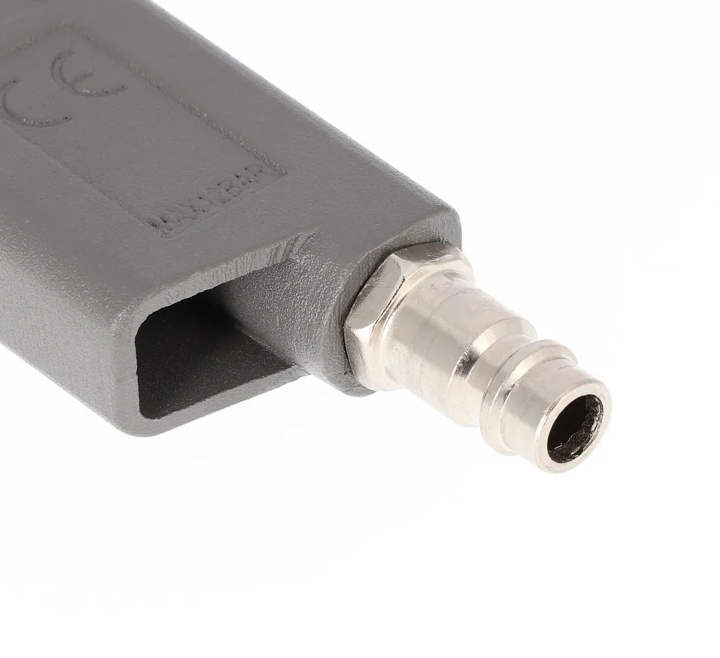 Airpress Ausblaspistole Metall kurz mit Stecknippel