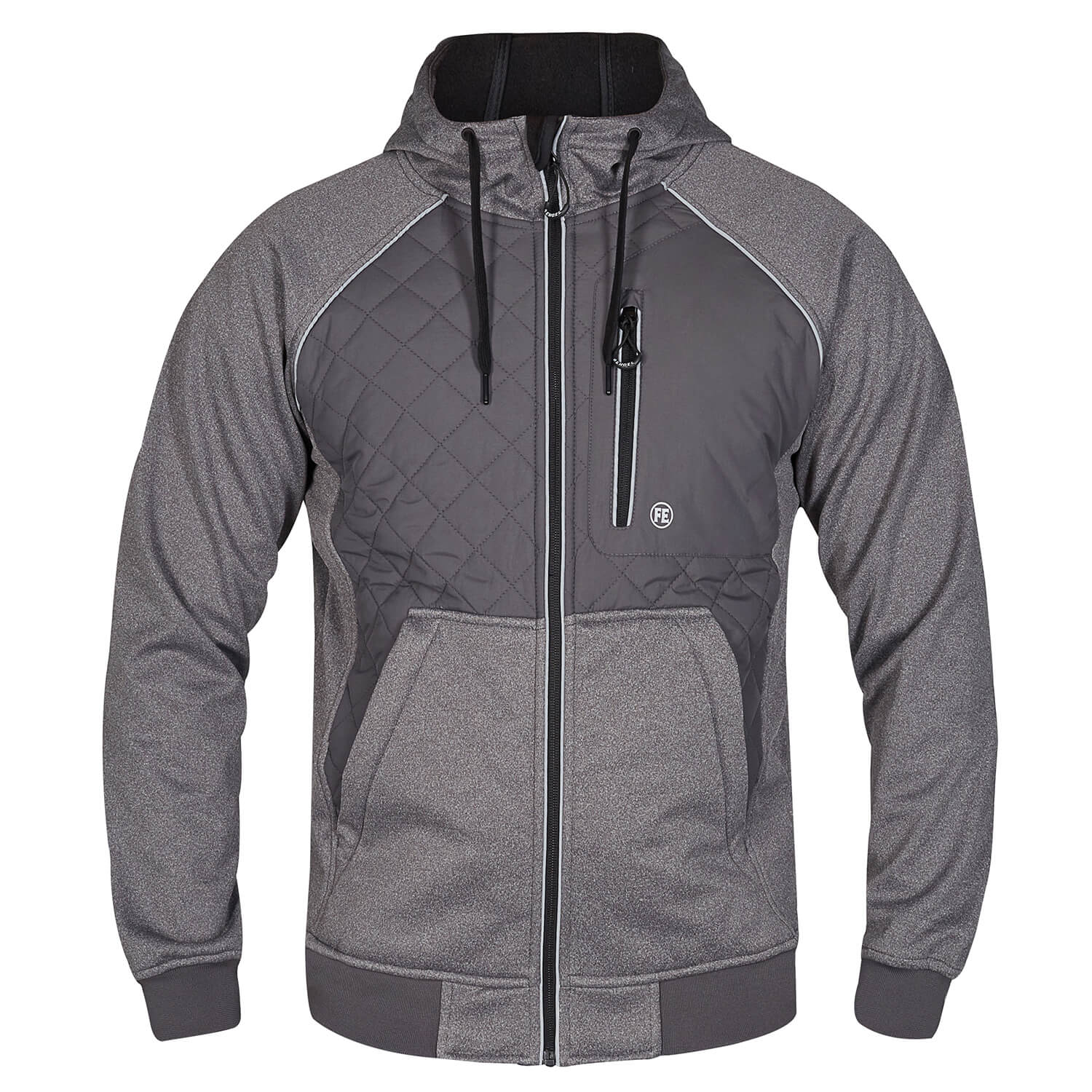 Engel X-treme Softshell-Jacke/Kapuze Anthrazit Grau S