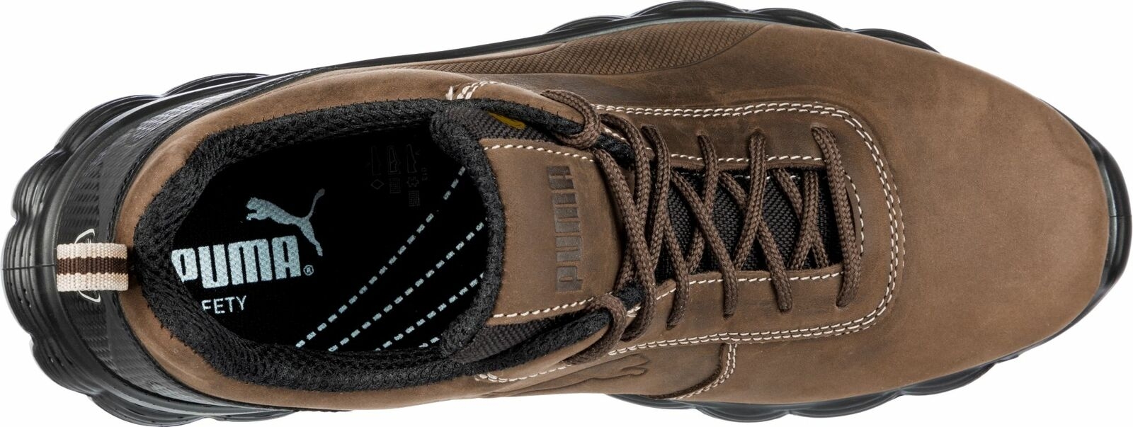PUMA Arbeitsschuhe CONDOR BROWN LOW Gr. 46 S3 ESD SRC schwarz/braun
