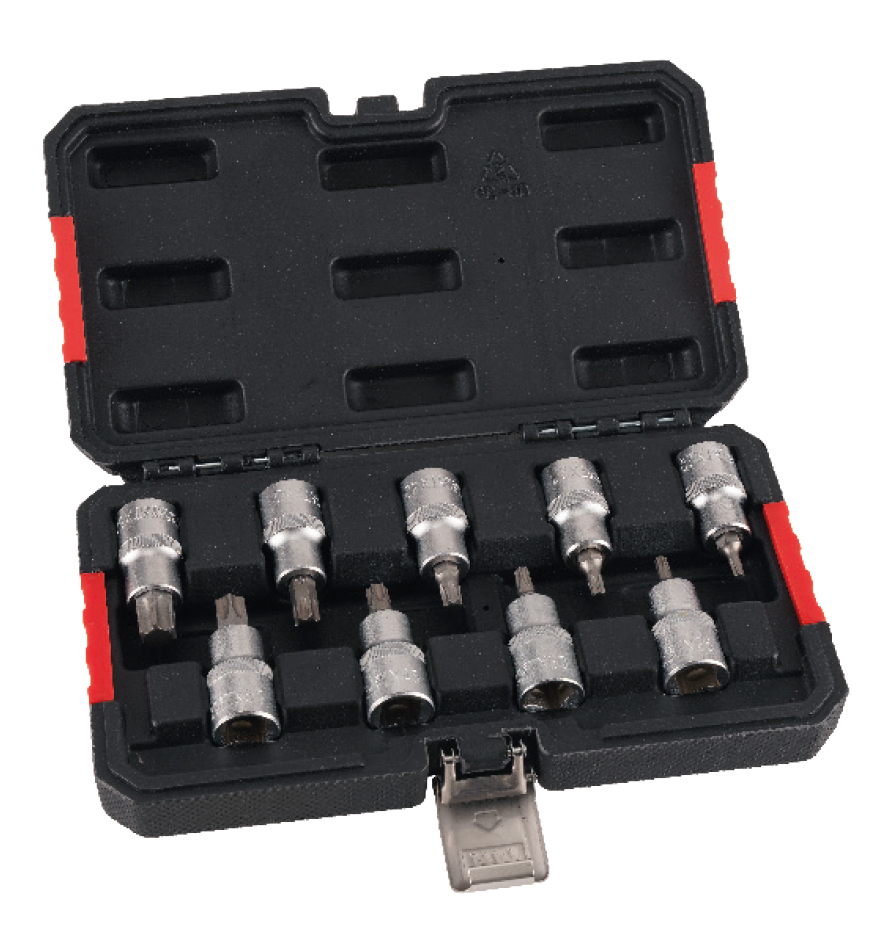 HM Müllner TX-Einsatz-Kassette 9 tlg 1/2", Profiqualität, DIN HM Müllner TX-Einsatz-Kassette 9 tlg 1/2", Profiqualität, DIN