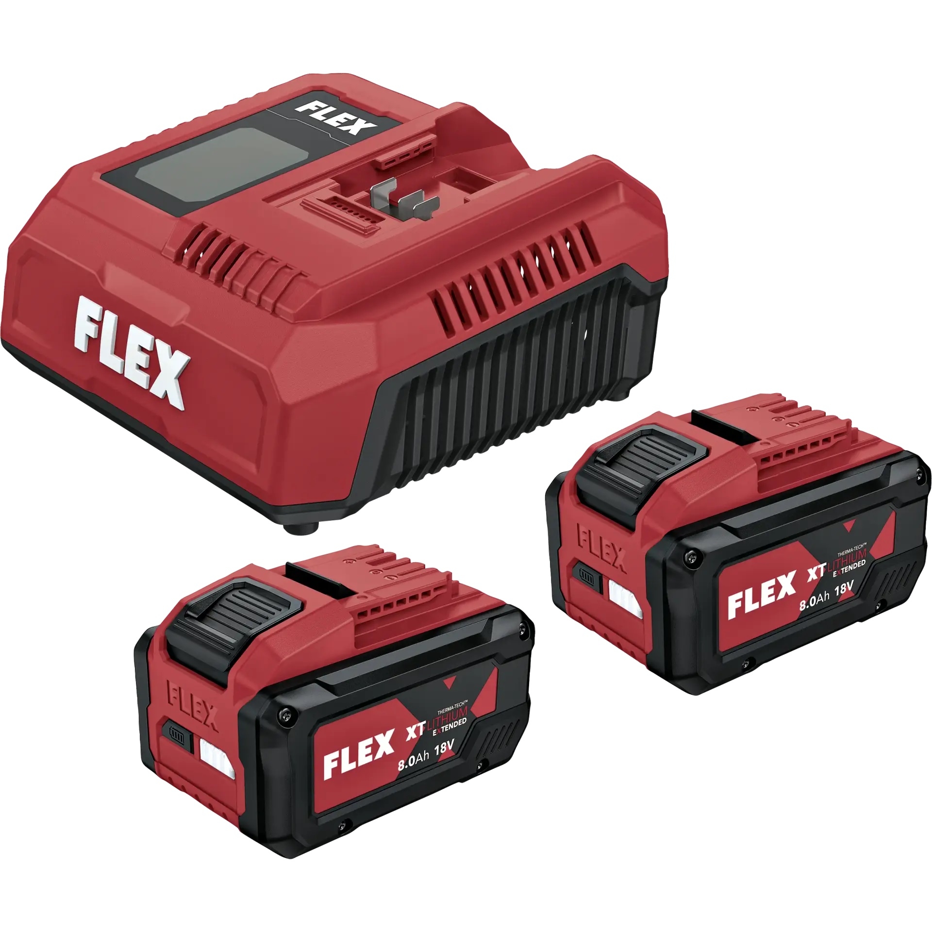 FLEX 18V Akku P-Set / Power Set 18-88 XT CA2  inkl. 2xAkku XT 8 Ah+Ladegerät