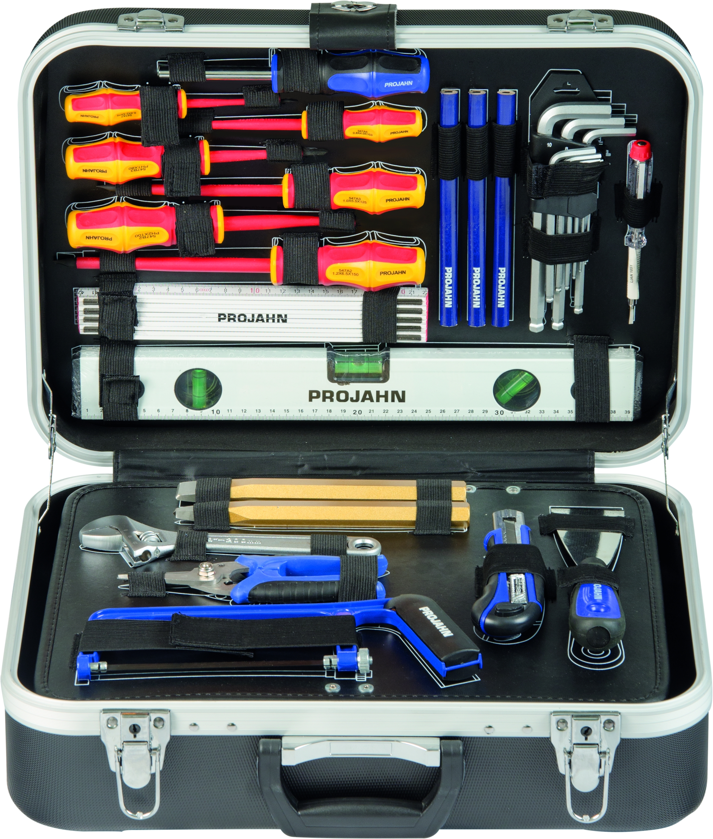 PROJAHN Elektro/-Elektriker Werkzeugkoffer 128-tlg. bestückt PROJAHN Elektro/-Elektriker Werkzeugkoffer 128-tlg. bestückt