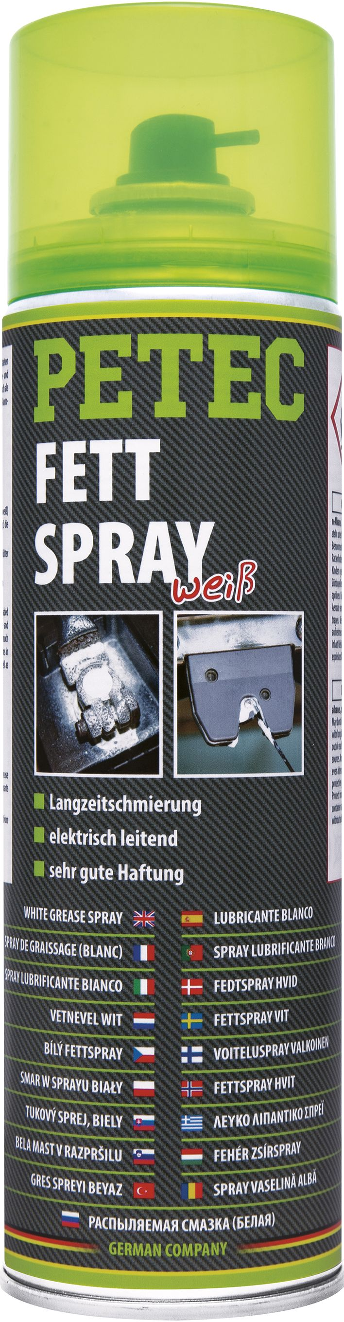 PETEC Fettspray weiß 500 ml PETEC Fettspray weiß 500 ml