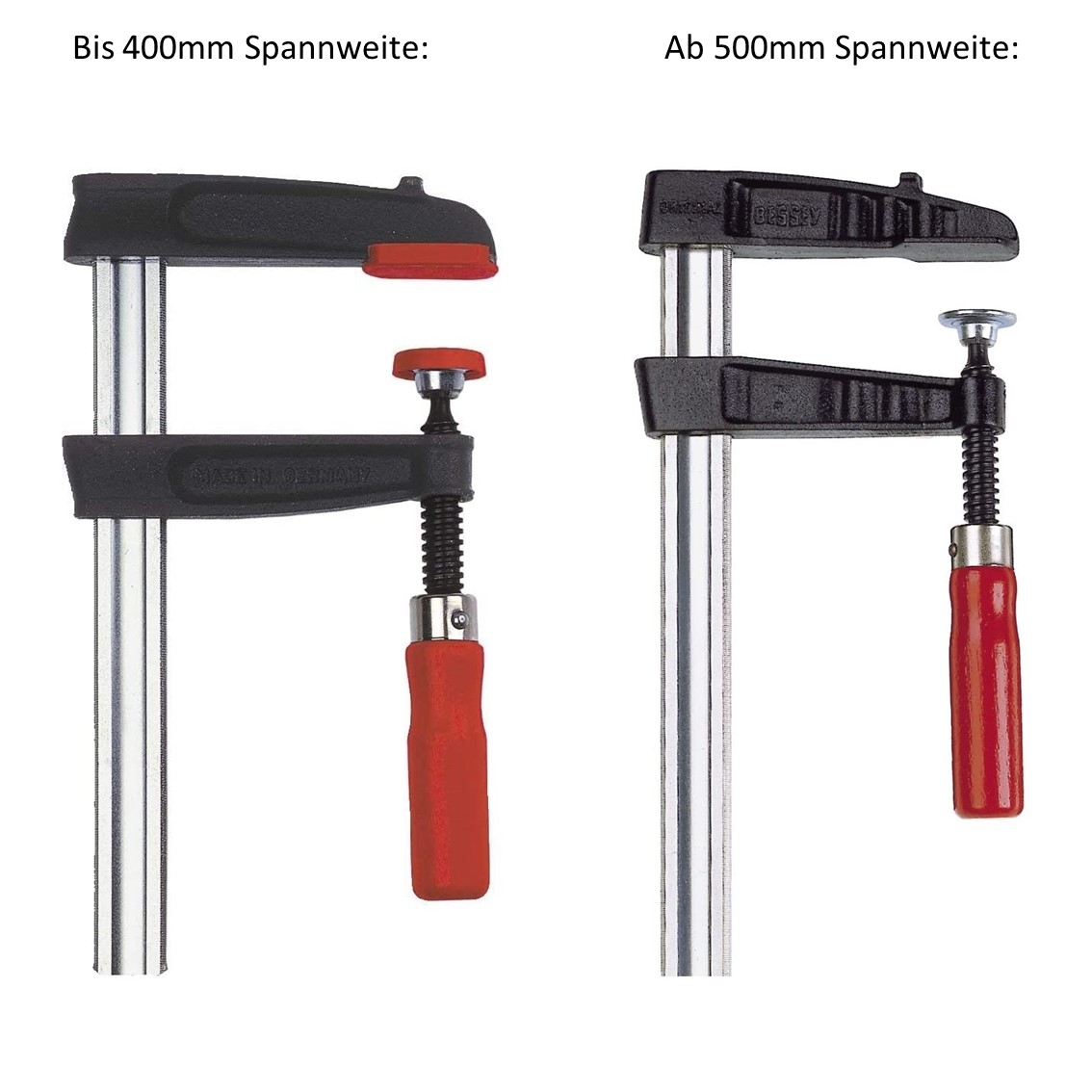 Bessey Temperguss-Schraubzwinge TPN-BE 160/80