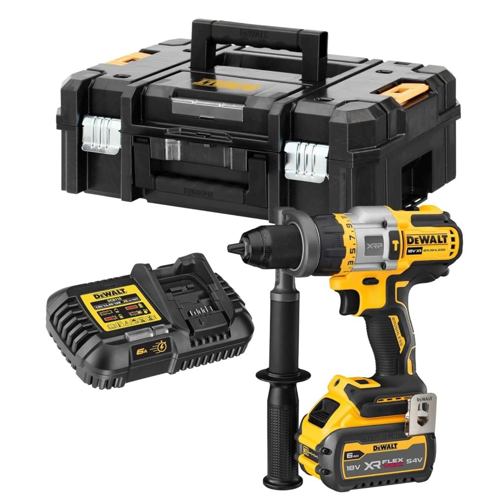 DeWalt DCD999T1 Akku-Schlagbohrschrauber (BL) 18V 1x Akku Flexvolt 54V/18V 6.0Ah DeWalt DCD999T1 Akku-Schlagbohrschrauber (BL) 18V 1x Akku Flexvolt 54V/18V 6.0Ah