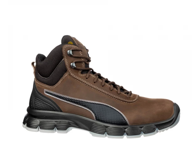 PUMA  CONDOR BROWN MID S3 ESD SRC schwarz/braun,40