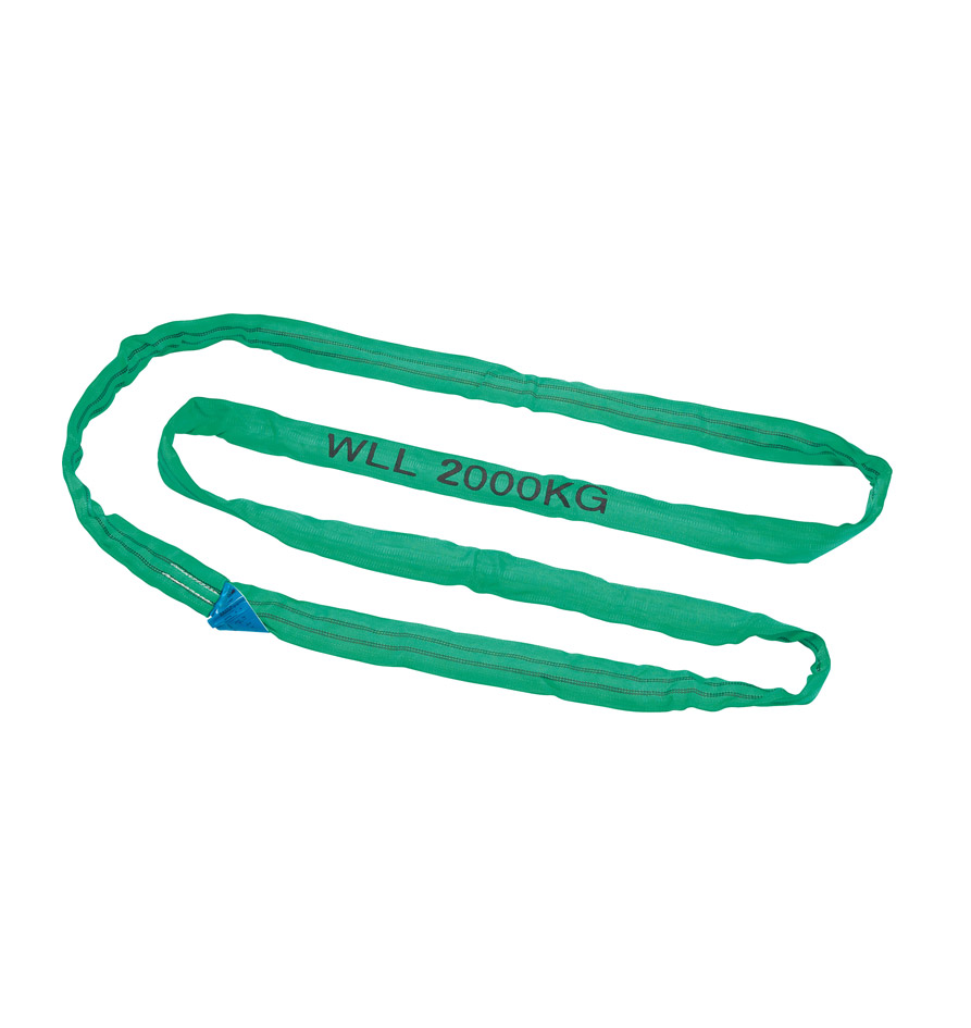 HM Rundschlinge 2t, 2m-4m Gruen, EN 1492-2 (GS-Tuev)