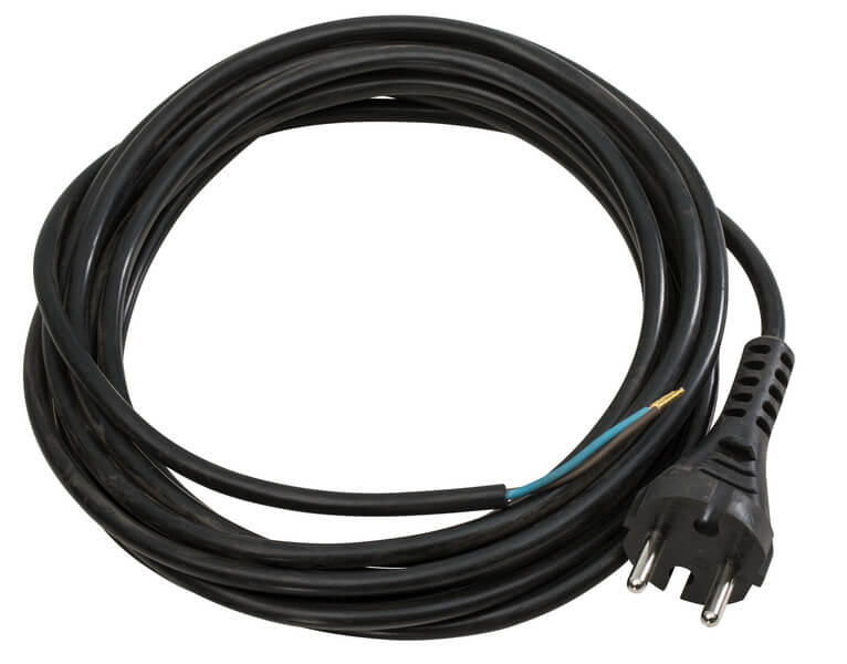 Gummi-Anschlußleitung 230V 5m IP20 Zulas. H05RN-F 2x1,0 Gummi-Anschlußleitung 230V 5m IP20 Zulas. H05RN-F 2x1,0