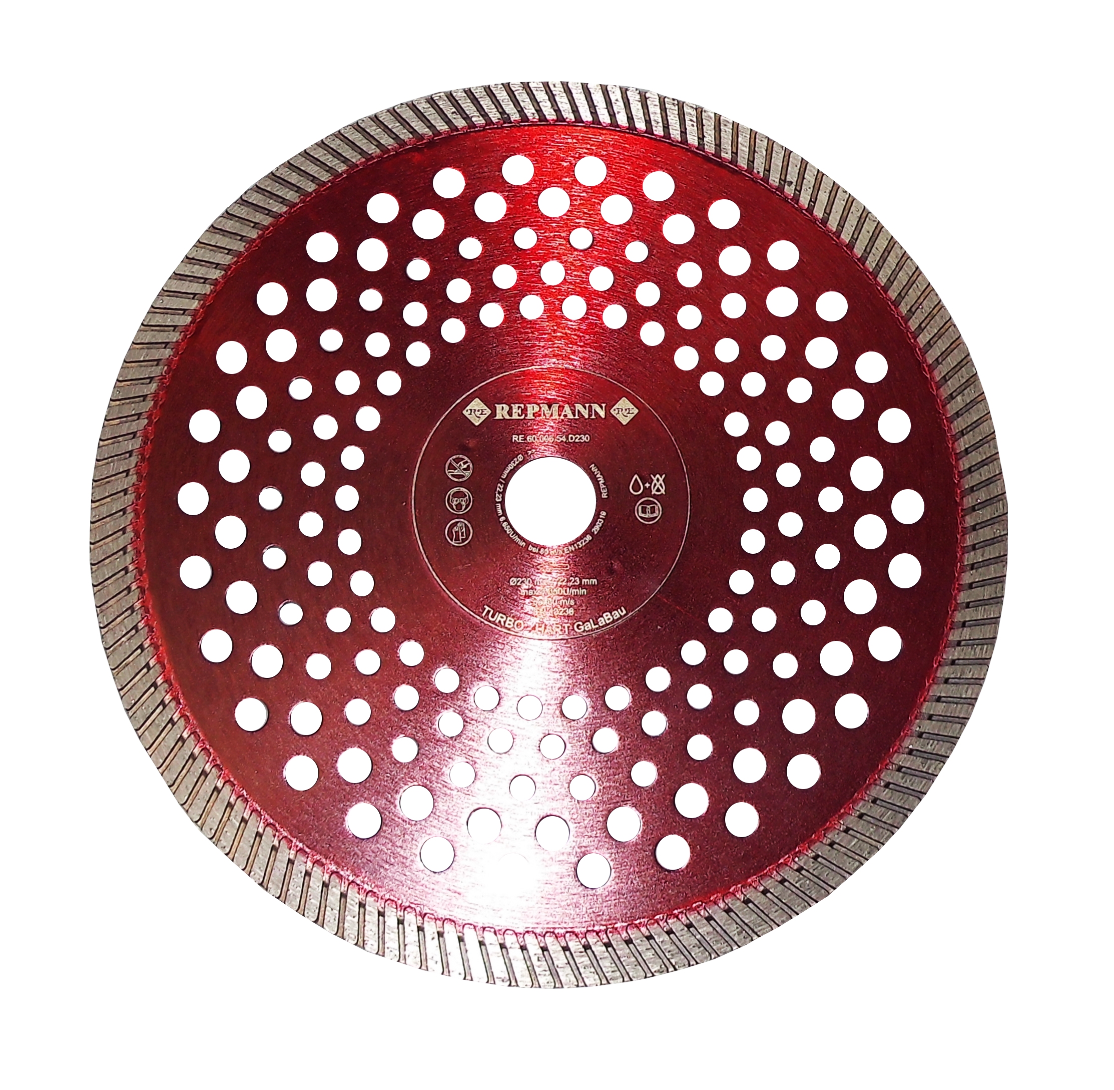 Diamantscheibe 230 x 22,2mm TURBO-HART GaLa Bau#z EAN 0768813138708