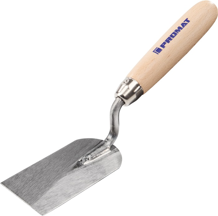 Promat Stukkateurspachtel Breite 80 mm Stahl gehärtet, m. Buchenholzheft