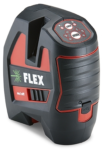 FLEX ALC 3/360-G/R 10.8 Set 360° Kreuzlinien-Laser mit Empfängermodus FLEX ALC 3/360-G/R 10.8 Set 360° Kreuzlinien-Laser mit Empfängermodus