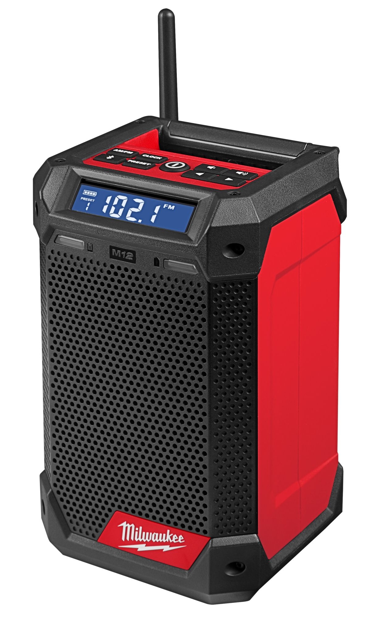 Milwaukee M12RCDAB+-0  Netz-/Akku-Radio mit Ladefunktion Milwaukee M12RCDAB+-0  Netz-/Akku-Radio mit Ladefunktion