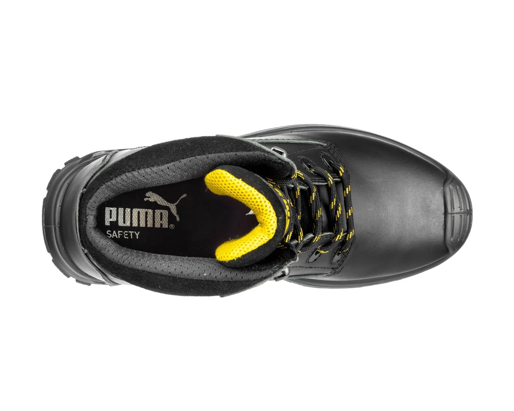 PUMA Sicherheitsstiefel Borneo BLACK MID S3 HRO SRC, Gr.47 schwarz/grau
