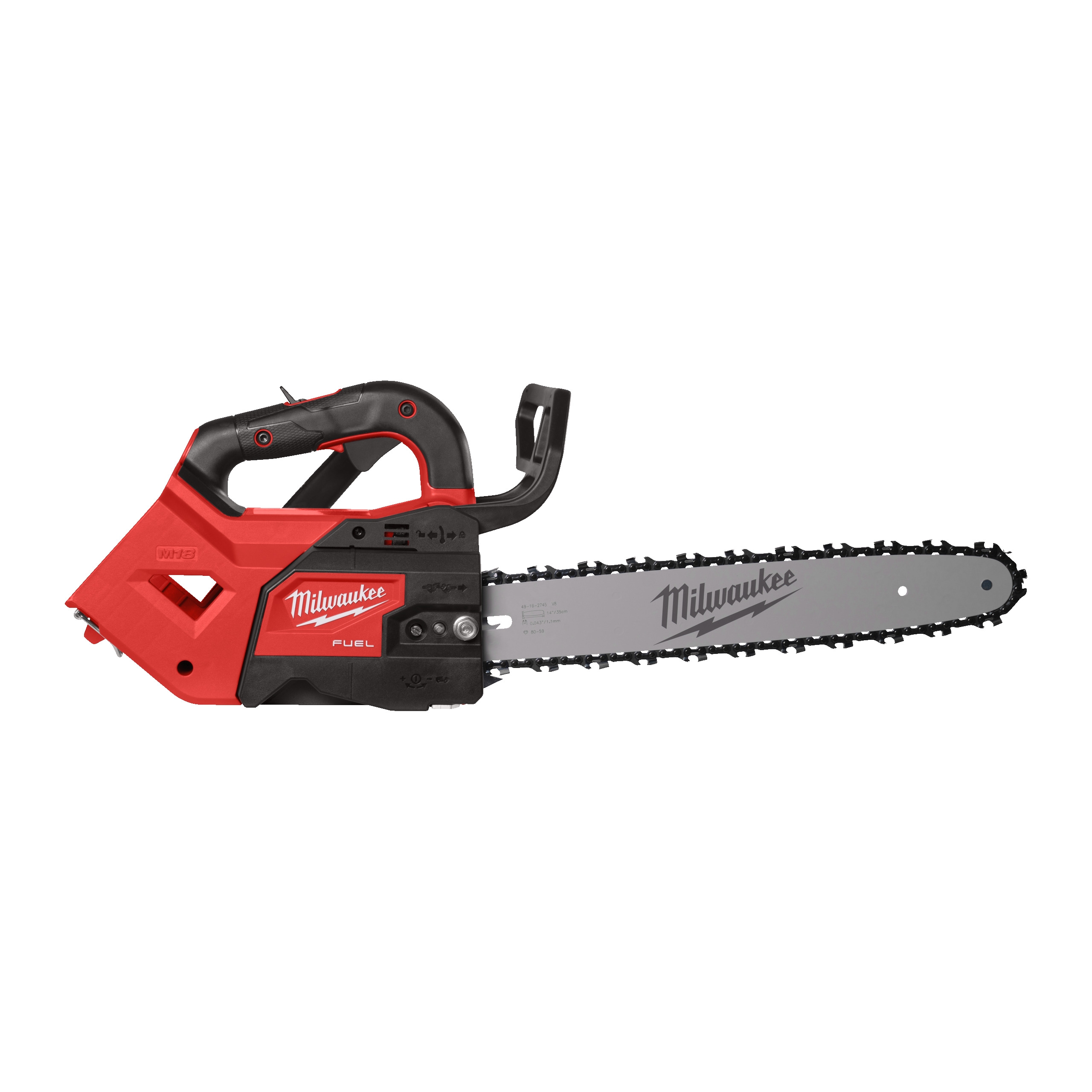 Milwaukee M18FTHCHS35-0 FUEL™ Akku-Top-Handle-Kettensäge
