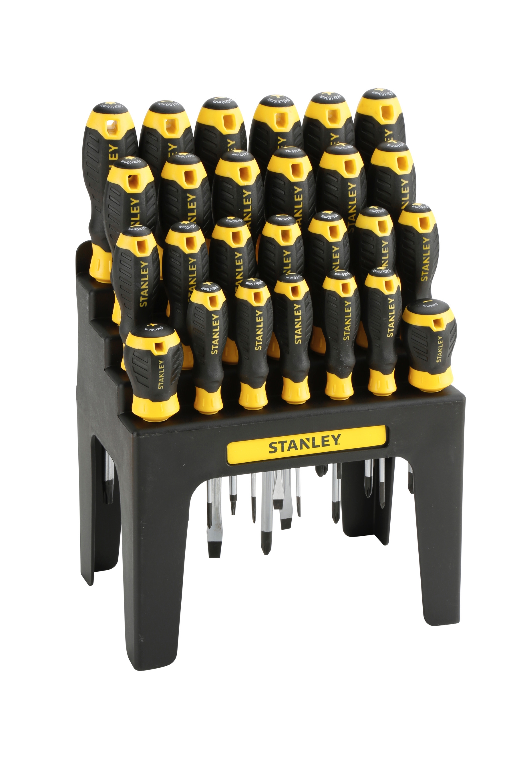 Stanley Schraubendreher-Set 26-tlg. mit Wandhalter Stanley Schraubendreher-Set 26-tlg. mit Wandhalter